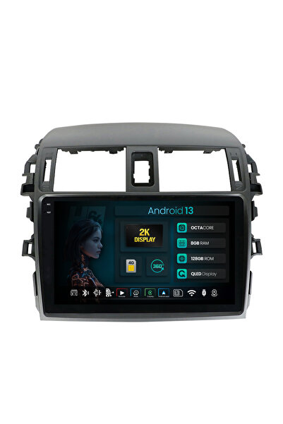 HUB64 Navigatie 2K Toyota Corolla (2007-2013), 8GB RAM, Android 13, Octacore,...