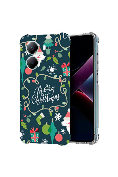 bestcase Αντικραδασμική θήκη πλάτης για Poco X7 Pro 5G, Καλά Χριστούγεννα, 19...