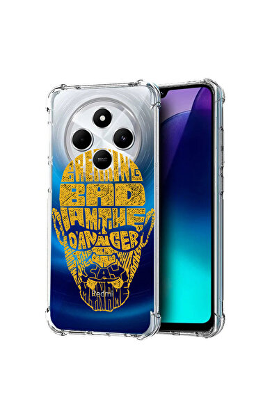 bestcase Carcasă spate antișoc pentru Poco C75 / Redmi 14C / A4, caligrafie f...