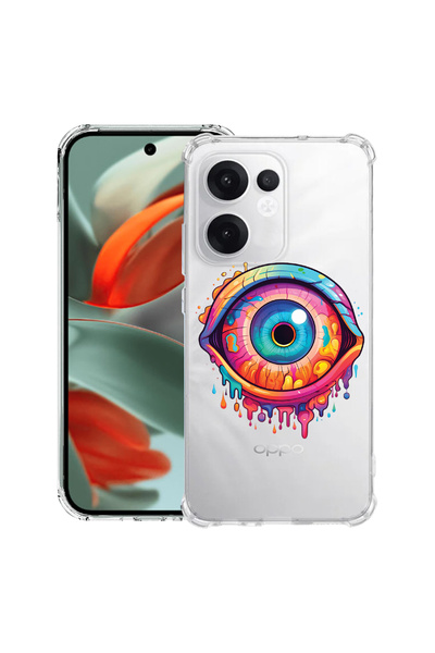 bestcase Αντικραδασμική πίσω θήκη για OPPO Reno13 F 5G, Dream Colors Eye, 198...