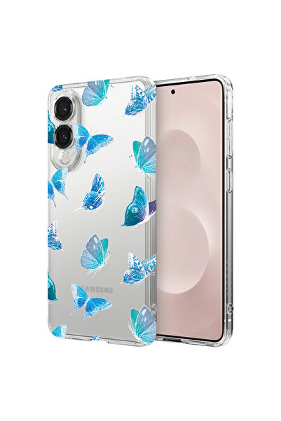 bestcase Αντικραδασμική θήκη πλάτης για Samsung Galaxy S25 Edge, μοτίβο πεταλ...