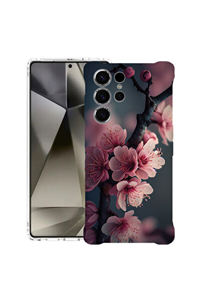 bestcase Carcasă spate antișoc pentru Samsung Galaxy S25 Ultra, Cherry Blosso...