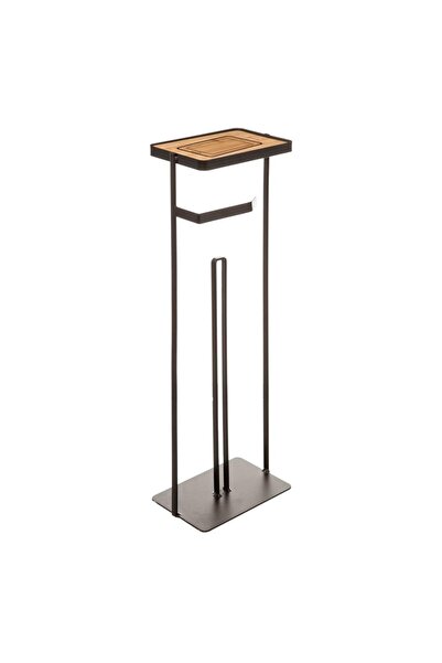 ACE حامل ورق التواليت المعدني 3 في 1 من 5Five (8 × 12 × 59.2 سم)