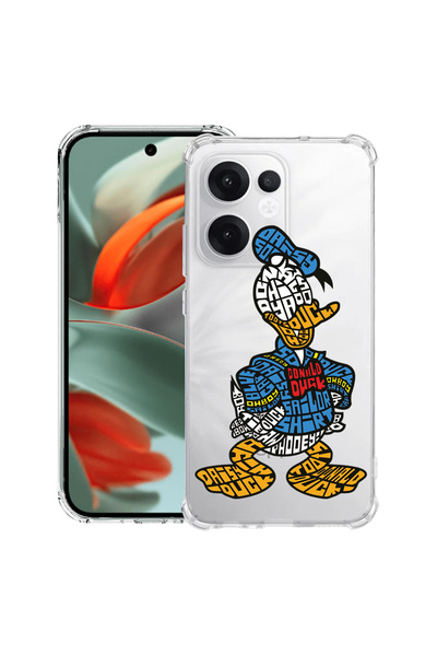 bestcase Carcasă spate antișoc pentru OPPO Reno13 F 5G, Calligraphy Donald, 1...