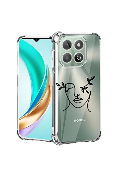 bestcase Αντικραδασμική πίσω θήκη για Honor X8C, γυναικεία αφηρημένη, 1988221...