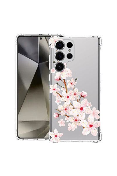 bestcase Αντικραδασμική θήκη πίσω για Samsung Galaxy S25 Ultra, Άνοιξη λουλού...