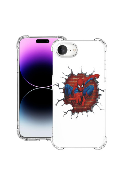 bestcase Anti Shock Back Case For Apple iPhone 16e, SpiderMan, 1988231 AS 1666