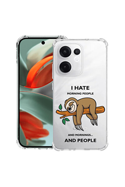 bestcase Carcasă spate antișoc pentru OPPO Reno13 F 5G, I Hate Morning, 19882...