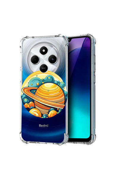 bestcase Carcasă spate antișoc pentru Poco C75 / Redmi 14C / A4, Planet - Sat...