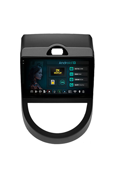 HUB64 Navigatie 2K Kia Soul (2009-2013), 8GB RAM, Android 13, Octacore, Slot ...