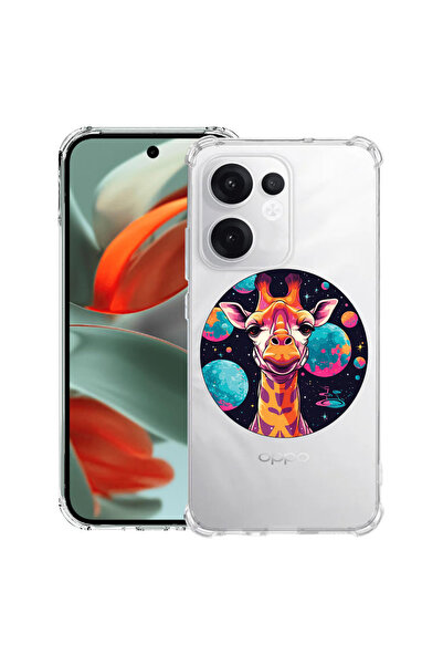 bestcase Αντικραδασμική θήκη πίσω για OPPO Reno13 F 5G, Dream Colors Giraffe,...
