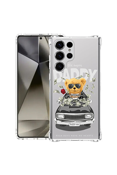 bestcase Αντικραδασμική θήκη πλάτης για Samsung Galaxy S25 Ultra, Daddy Teddy...