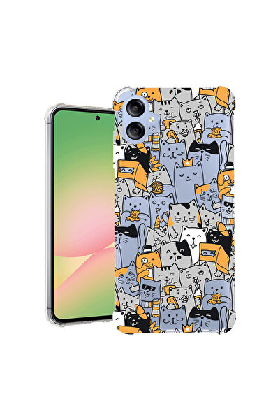 bestcase Carcasă spate antișoc pentru Samsung Galaxy A06 4G, model pisică, 19...