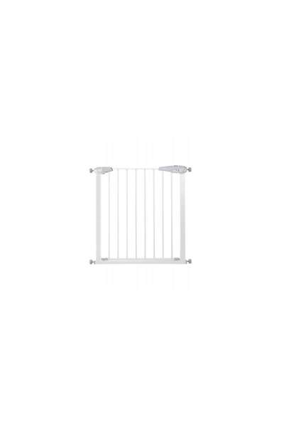 Springos Child safety gate, automatic closing, metal, white, 76/8576 cm,