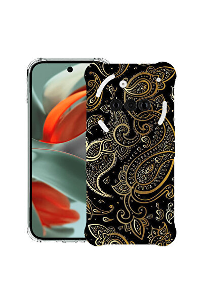 bestcase Carcasă spate antișoc pentru telefonul Nothing (3a), model auriu, 19...