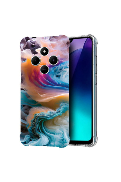 bestcase Carcasă spate antișoc pentru Poco C75 / Redmi 14C / A4, culori lichi...