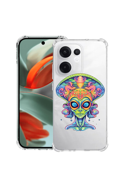 bestcase Carcasă spate antișoc pentru OPPO Reno13 F 5G, Dream Colors Alien, 1...