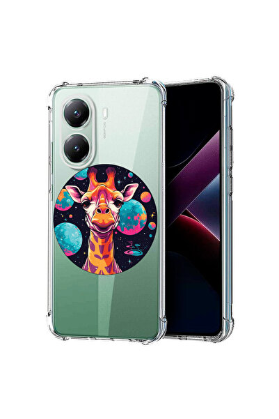 bestcase Αντικραδασμική θήκη πλάτης για Poco X7 Pro 5G, Dream Colors Giraffe,...
