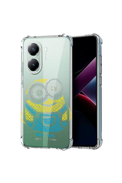 bestcase Carcasă spate antișoc pentru Poco X7 Pro 5G, Calligraphy Minion, 198...