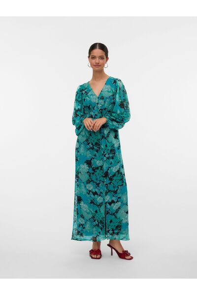 Vero Moda Kleid VMSMILLA Langes Kleid