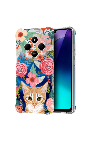 bestcase Αντικραδασμική θήκη πλάτης για Poco C75 / Redmi 14C / A4, Cat and Fl...