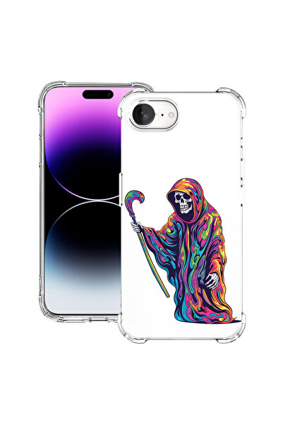 bestcase Αντικραδασμική θήκη πλάτης για Apple iPhone 16e, Dream Colors - Deat...