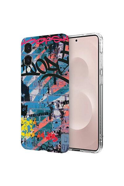 bestcase Carcasă spate antișoc pentru Samsung Galaxy S25 Edge, Graffiti Wall,...