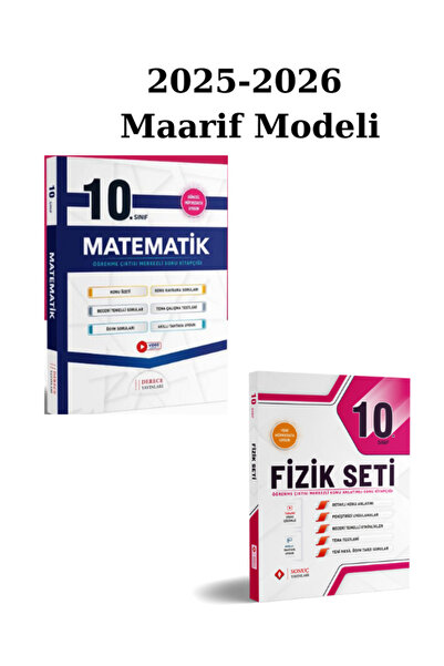 Sonuç Derece Yayınları Derece 10. Sınıf Matematik - Fizik Seti 2026- Maarif M...