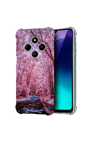 bestcase Carcasă spate antișoc pentru Poco C75 / Redmi 14C / A4, Cherry Bloss...