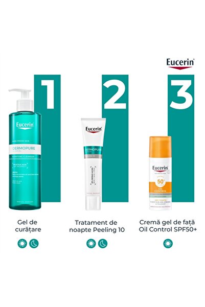 Eucerin Dermo Pure Salicylic Acid Night Exfoliating Treatment, Eucerin, 40 ml