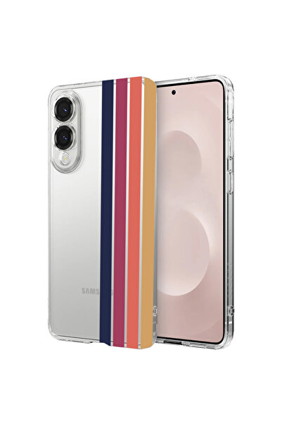 bestcase Carcasă spate antișoc pentru Samsung Galaxy S25 Edge, linii retro, 1...