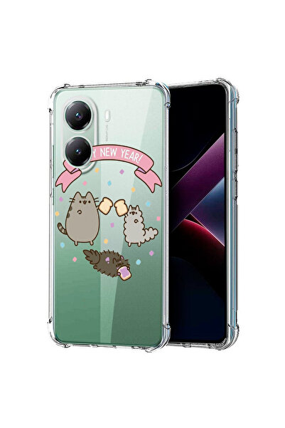 bestcase Αντικραδασμική θήκη πλάτης για Poco X7 Pro 5G, Ευτυχισμένο το Νέο Έτ...