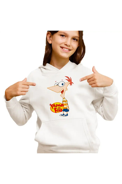 OEM Hanorac Copii Fete Phineas and Ferb Desene