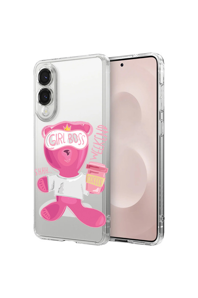 bestcase Carcasă spate antișoc pentru Samsung Galaxy S25 Edge, Teddy Bear - G...