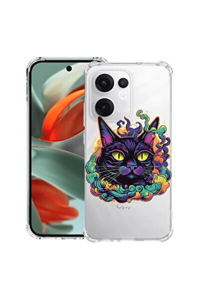 bestcase Carcasă spate antișoc pentru OPPO Reno13 F 5G, Dream Colors - Black ...