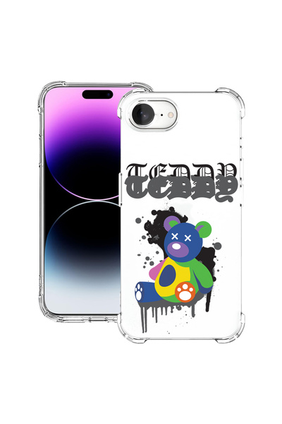 bestcase Carcasă spate antișoc pentru Apple iPhone 16e, culori pastelate Tedd...