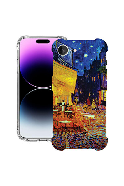 bestcase Αντικραδασμική θήκη πλάτης για Apple iPhone 16e, Βεράντα καφέ Van Go...