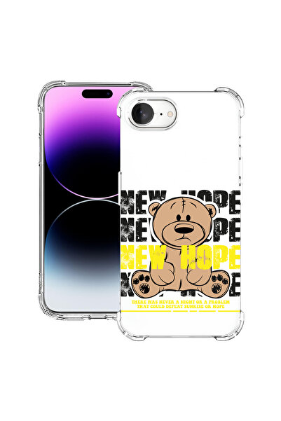 bestcase Αντικραδασμική θήκη πλάτης για Apple iPhone 16e, αρκουδάκι New Hope,...