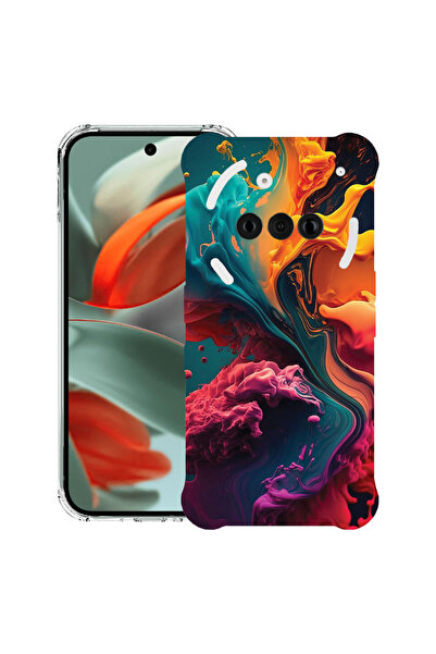 bestcase Carcasă spate antișoc pentru telefonul Nothing (3a), culori lichide,...