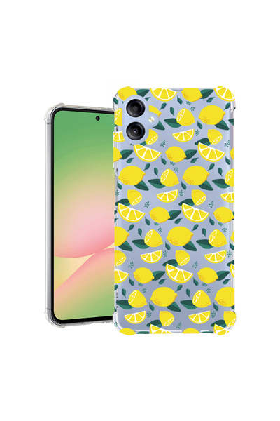 bestcase Αντικραδασμική θήκη πλάτης για Samsung Galaxy A06 4G, μοτίβο λεμονιο...