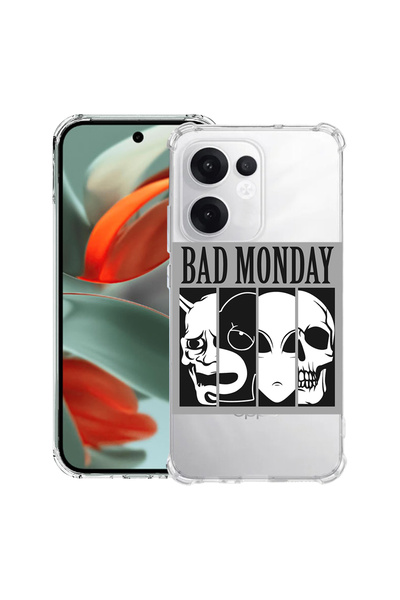 bestcase Carcasă spate antișoc pentru OPPO Reno13 F 5G, Bad Monday, 1988247 A...