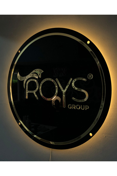 Neon Kişiye Özel LED Işıklı Logo Pleksi Tabela