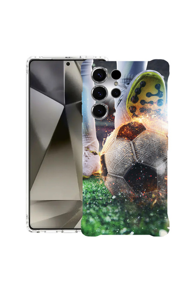 bestcase Αντικραδασμική θήκη πλάτης για Samsung Galaxy S25 Ultra, Ποδόσφαιρο,...