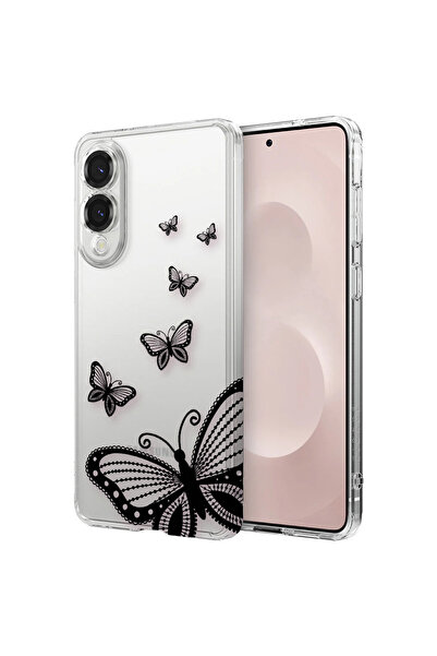 bestcase Carcasă spate antișoc pentru Samsung Galaxy S25 Edge, fluture, 19882...