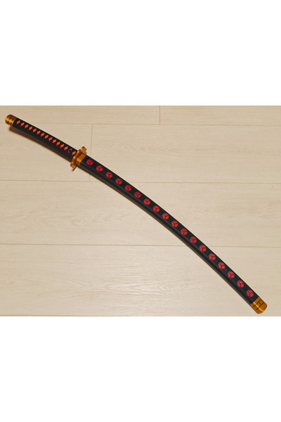 GRAT3D Zoro Black Blade Shusui Katana 115 cm | One Piece | Sabit Model | Kın Dahil | Stand Hediye
