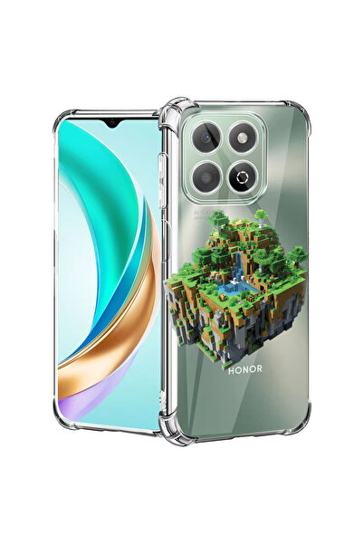 bestcase Carcasă spate antișoc pentru Honor X8C, Minecarft World, 1988221 AS ...