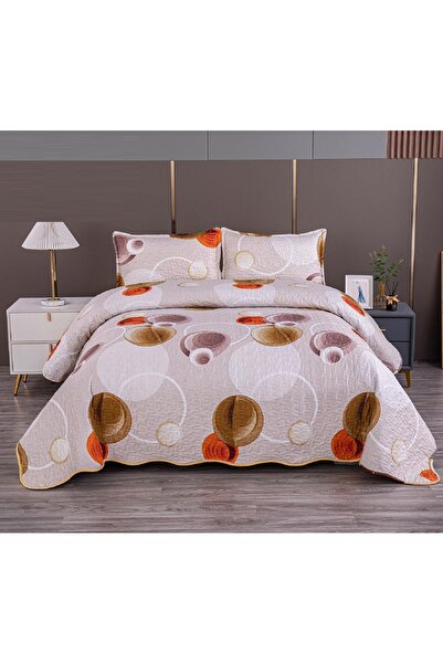 CHIRASO Microfiber Quilted Duvet Set, 2-Sided, 3-Piece, Duvet Cover 220x240cm, 2 Pillowcases