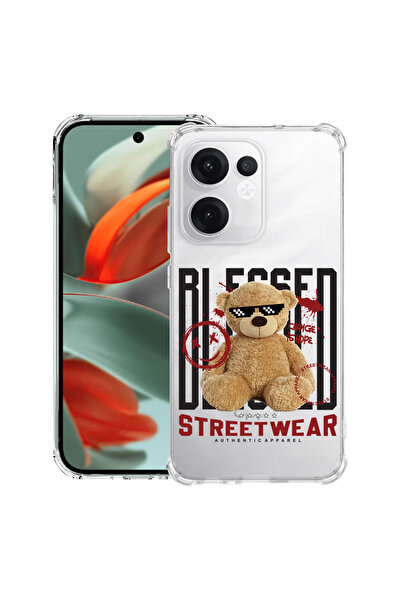 bestcase Carcasă spate antișoc pentru OPPO Reno13 F 5G, Teddy Bear Blessed, 1...