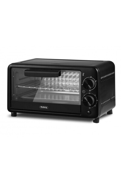 rosberg Mini oven R51441C, 800W, 9 liters, 100-230C, Accessories, Black