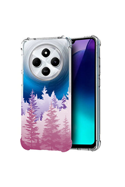 bestcase Carcasă spate antișoc pentru Poco C75 / Redmi 14C / A4, Lumini de di...